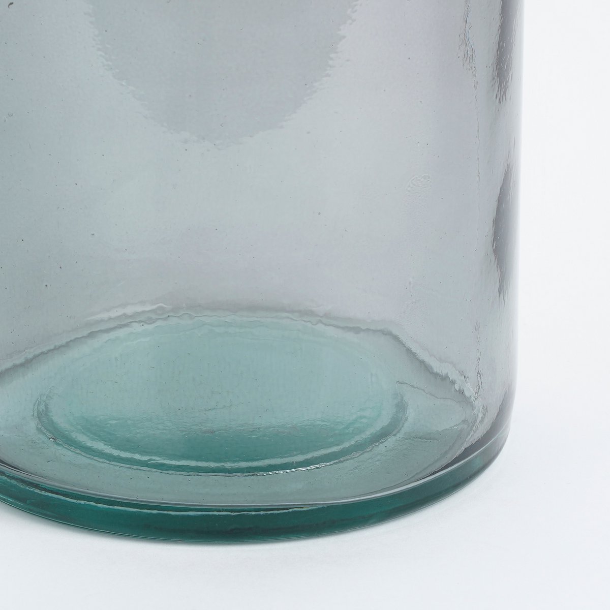 Rioja-Flaschenvase – H50 x Ø15 cm – recyceltes Glas – Dunkelgrau
