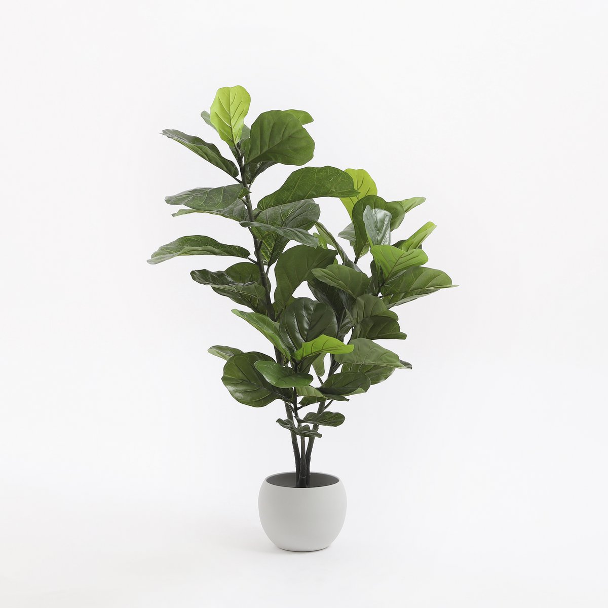 Künstliche Pflanze Ficus Lyrata – H120 x Ø60 cm – Grün