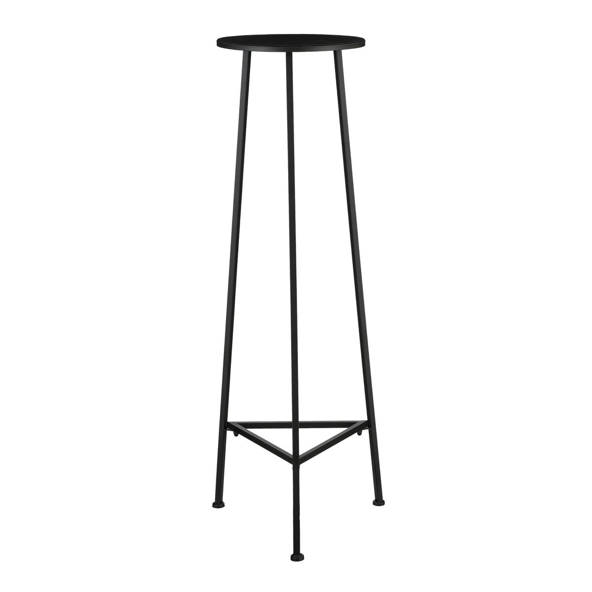 Pflanzentisch – H120 x Ø35 cm – Metall – Schwarz