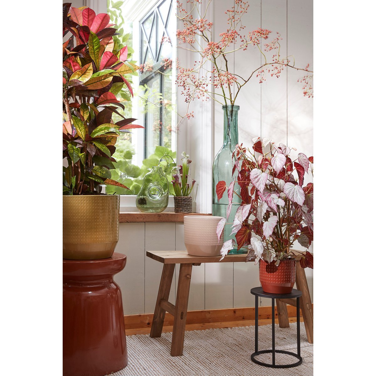 Jay Vase – L18,5 x B10,5 x H25 cm – Glas – Hellgrün