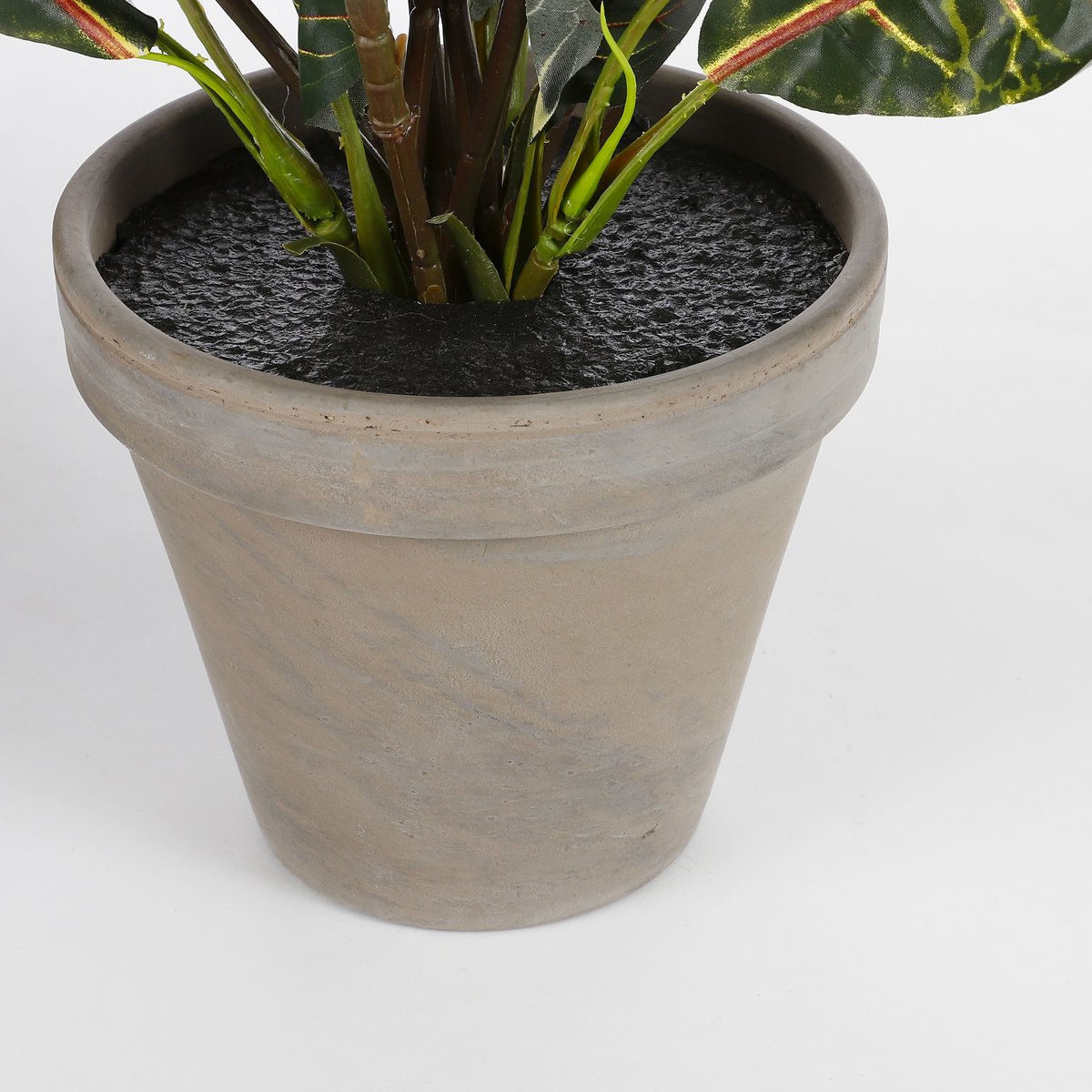 Künstliche Croton-Pflanze im Blumentopf Stan – H73 x Ø40 cm – bunt