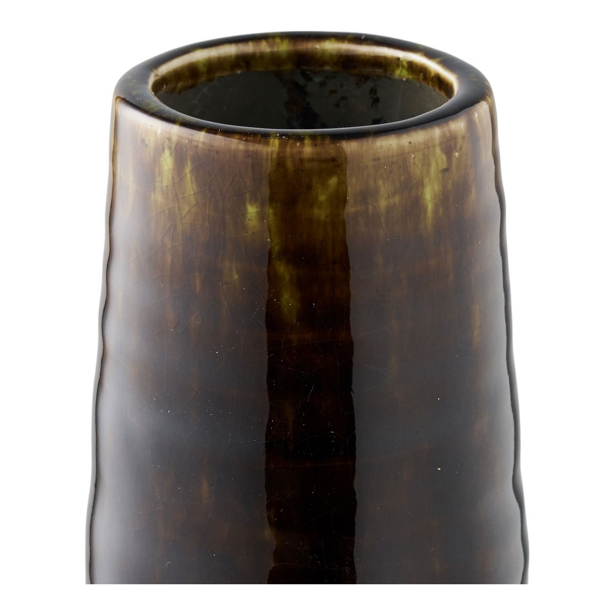 Vase, Keramik, braun, ø12,5x48 cm