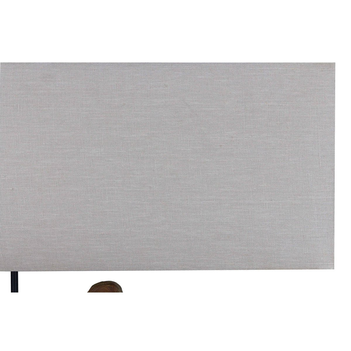 Tischleuchte Treibholz/Leinen Natur 59 cm