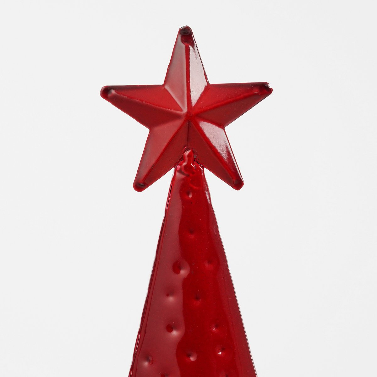 Dekorativer Weihnachtsbaum Rot