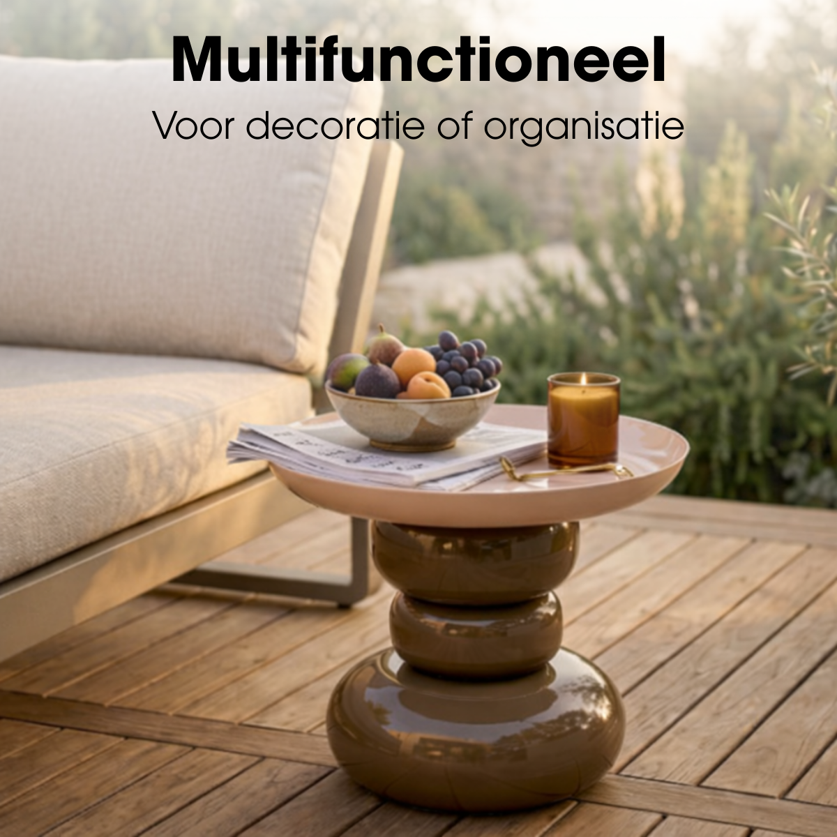 Beistelltisch Zita Brown