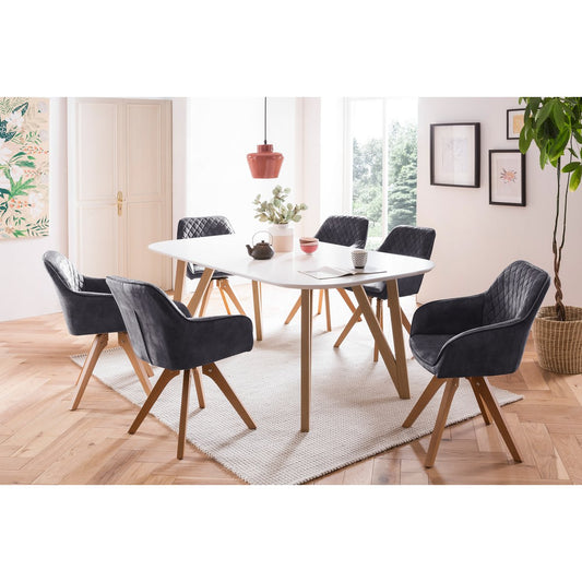 Dining group 5 pieces 180x90 cm