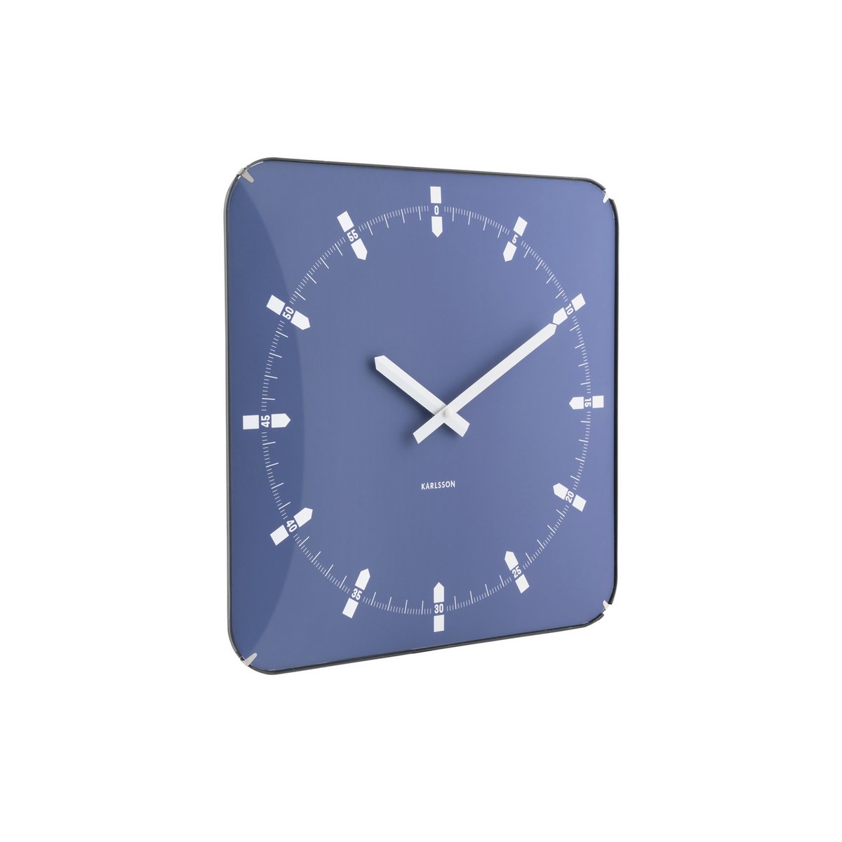 Wanduhr Sucinto Dome Square