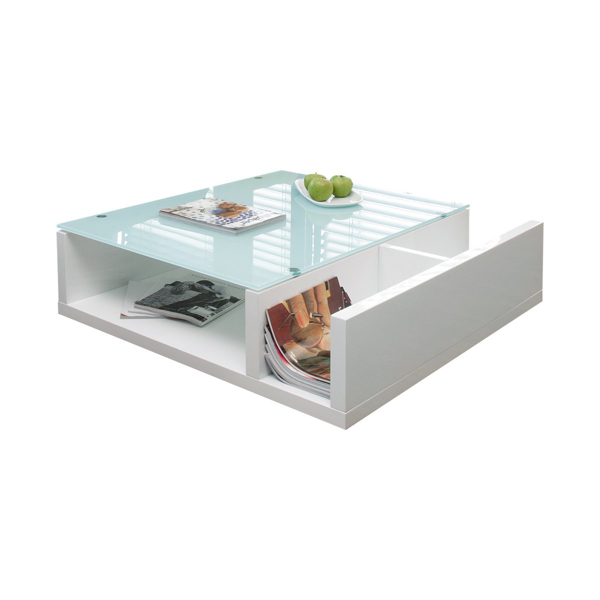 Coffee table white 100x100 cm