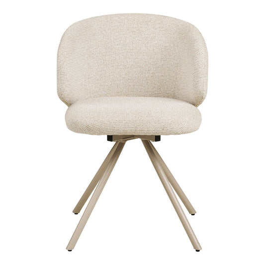 Fulham Esszimmerstuhl mit Drehgelenk, Sand, Sandbeine, HN1320 – 2er-Set