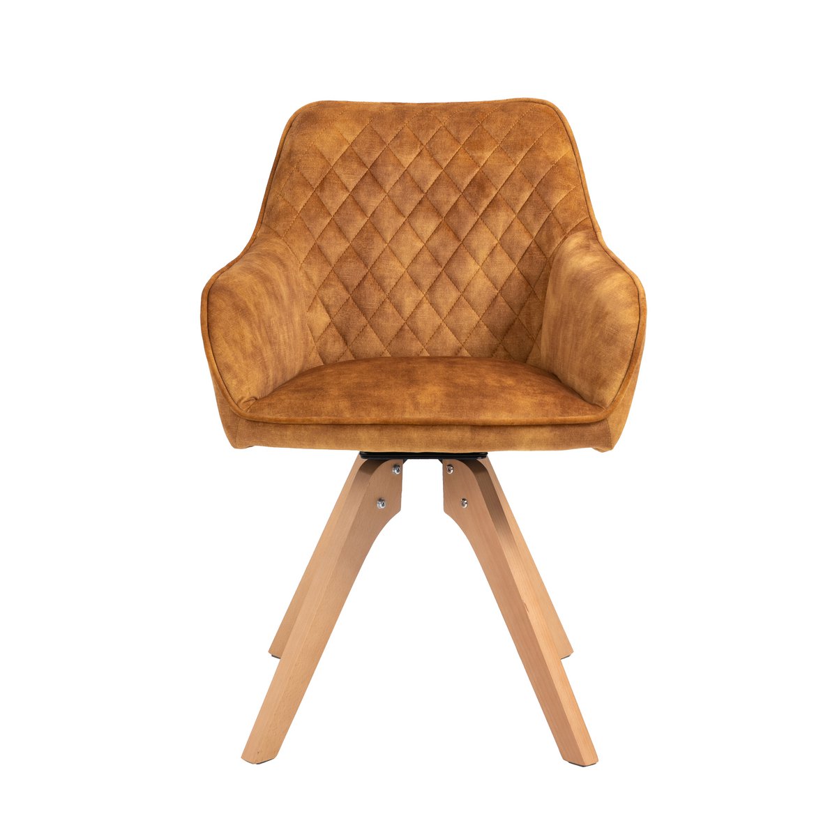 Armchair vintage velvet velor, gold