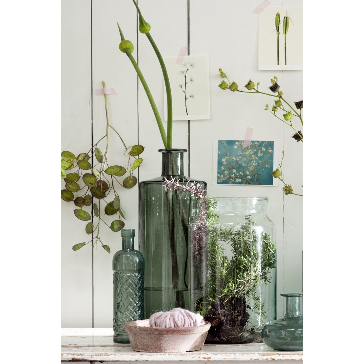 Dekorative Flasche Guan Grey