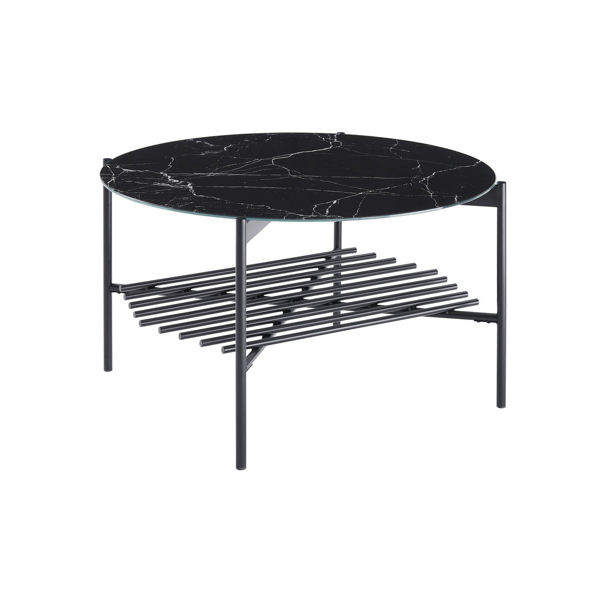 Coffee table Ø 84 cm black
