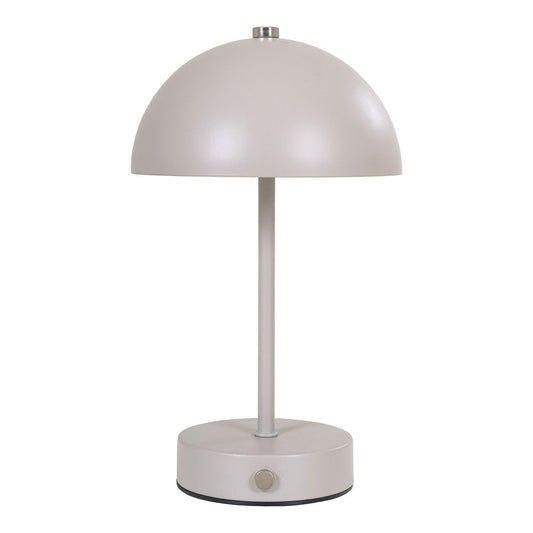 Holt LED-Tischlampe – Sand, Metall, wiederaufladbar