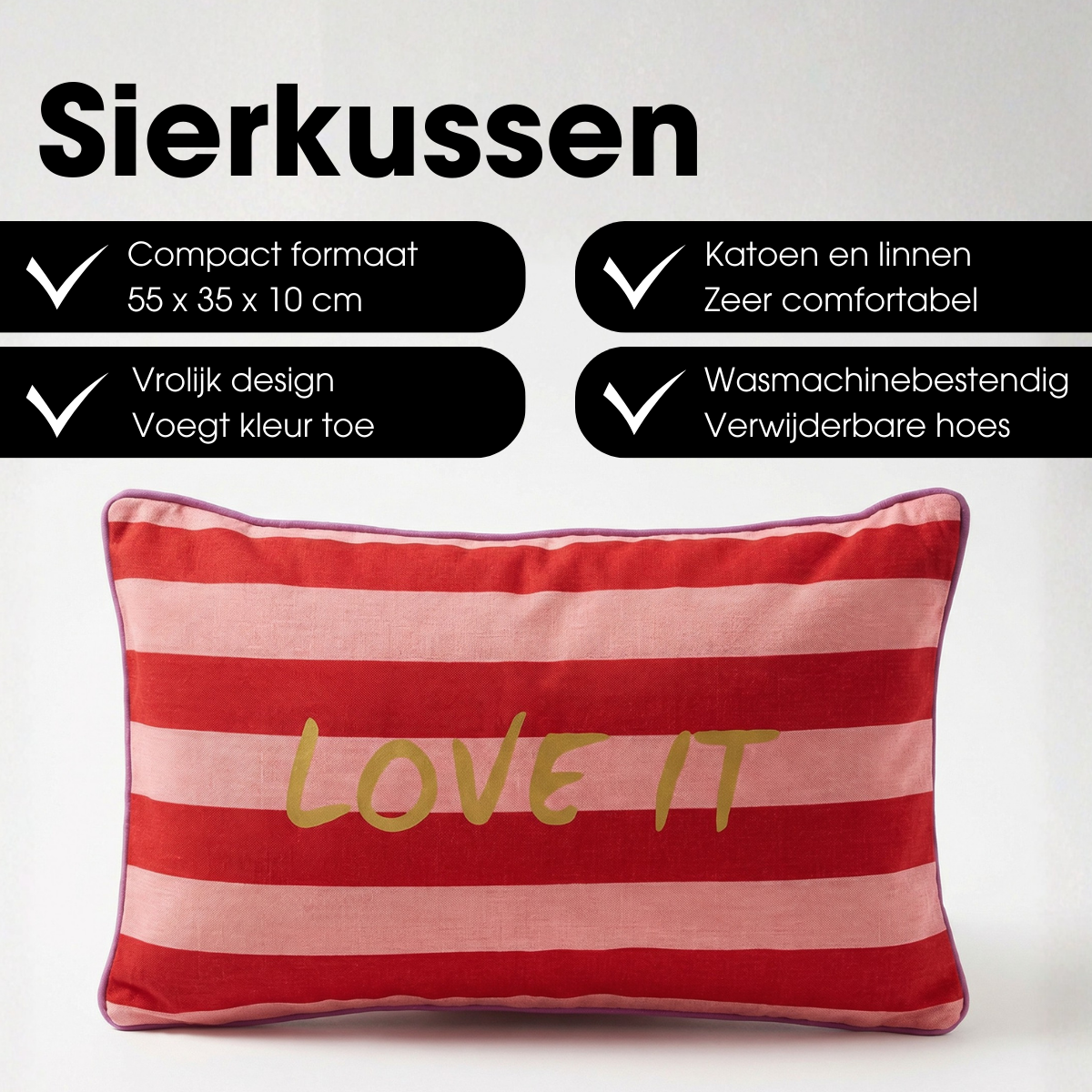 Dekokissen Rot