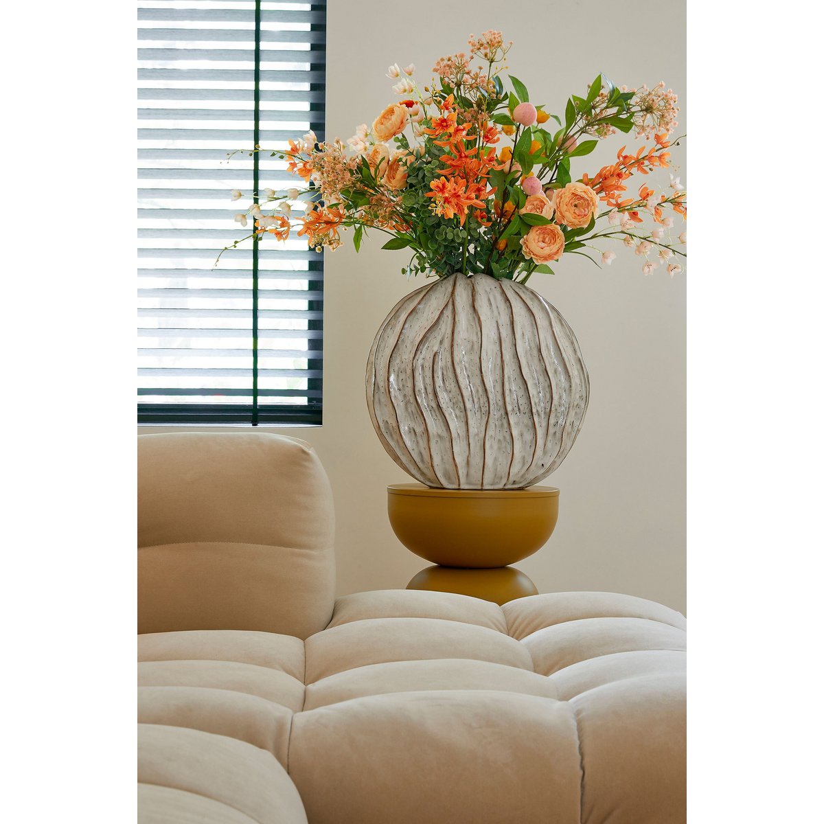 Vase Jovi Weiß