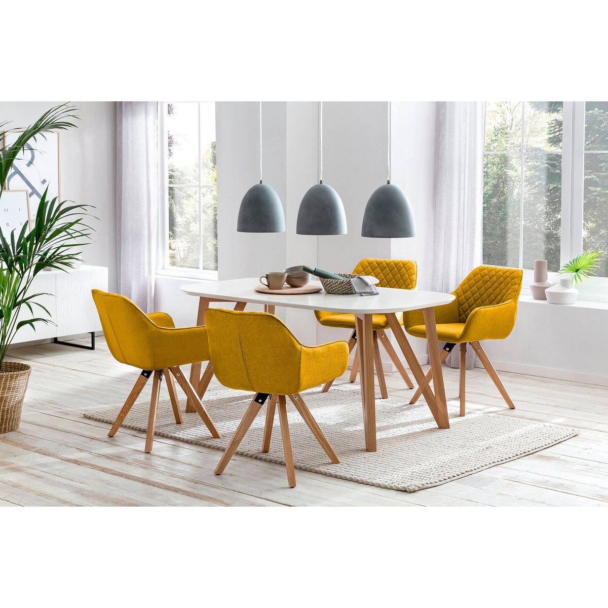 Dining group 5 pieces 160x90 cm