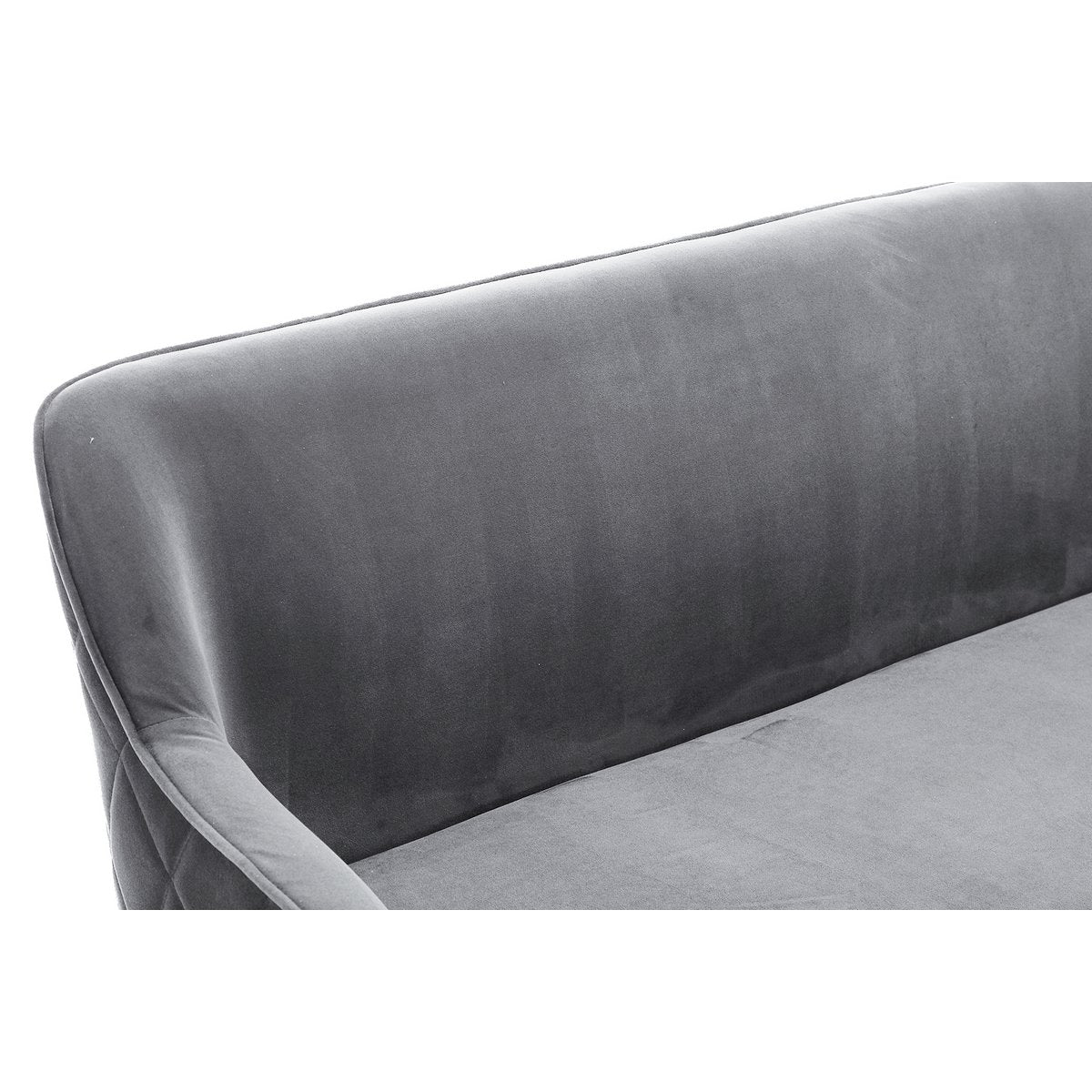 Bench 160 cm velvet gray