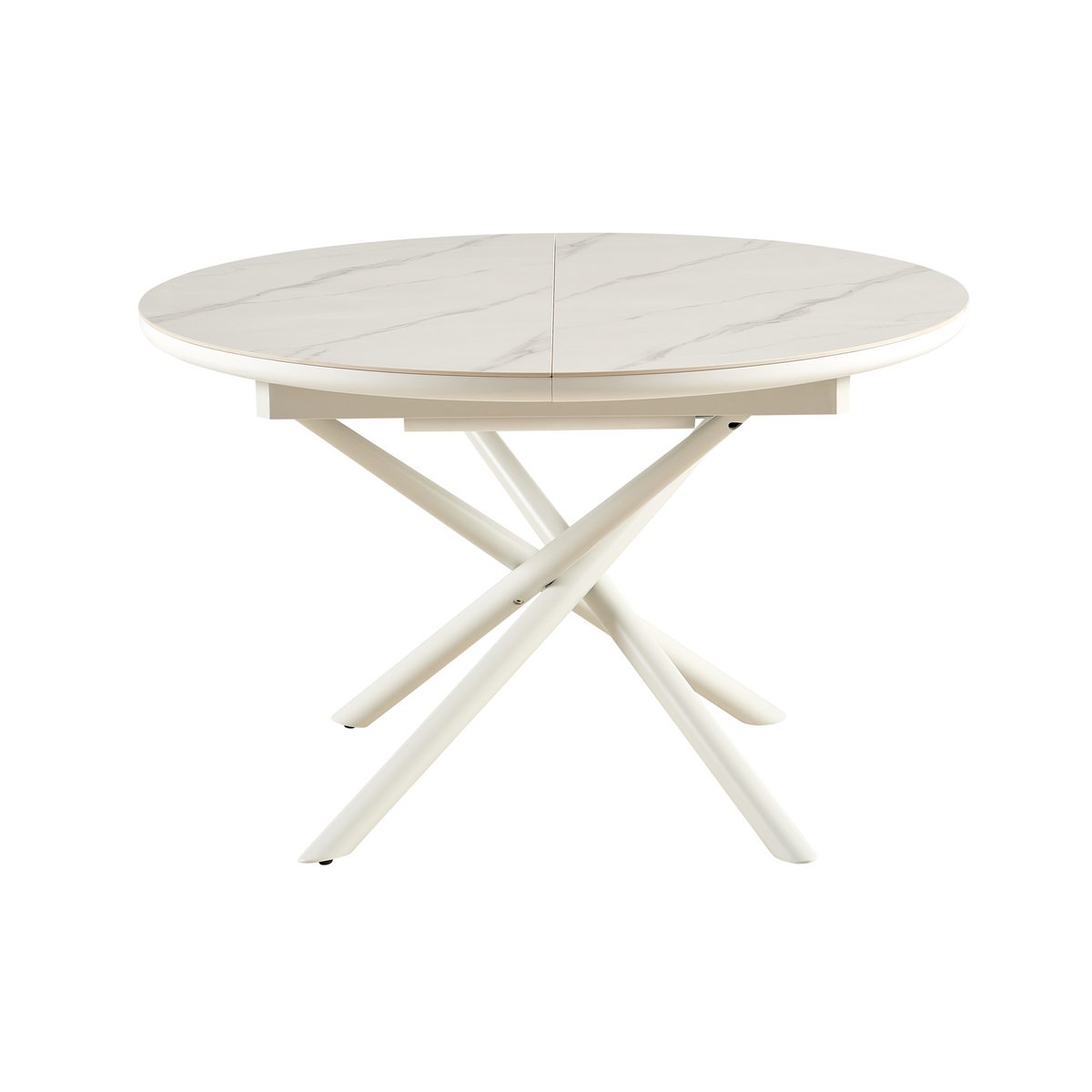 Esstisch Ø120 cm Weiß