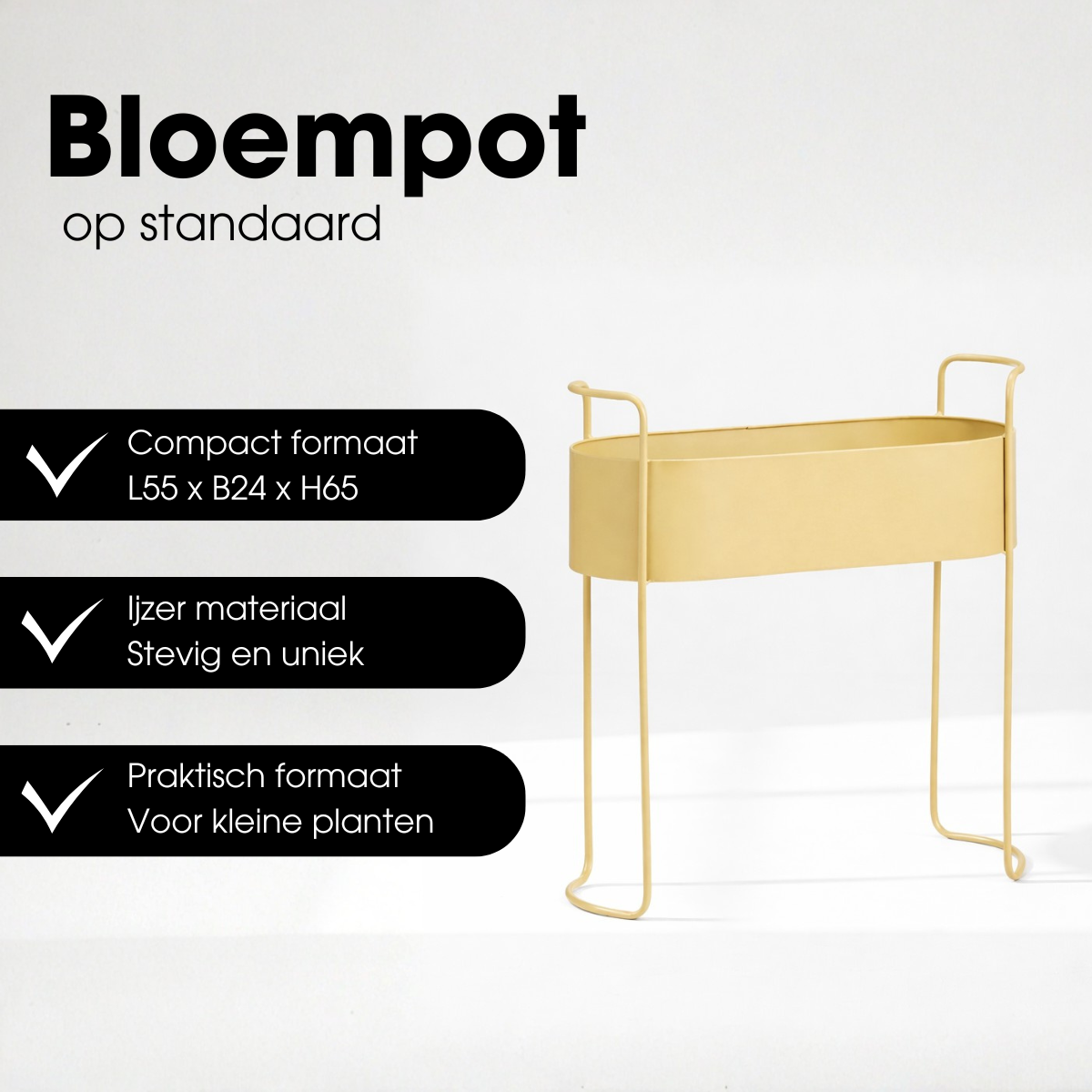Blumentopf innen Moritz Beige