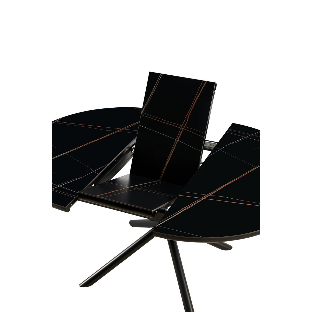Esstisch Ø120 cm Schwarz