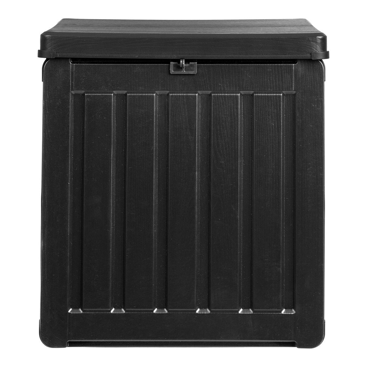 Sobra Kissenbox, Kunststoff, schwarz, 42,8x42,8x46,4 cm, 76 L