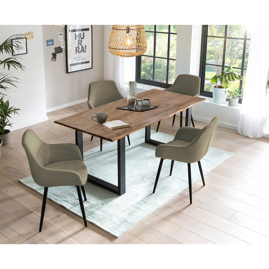 Dining group 5 pieces 180x90 cm