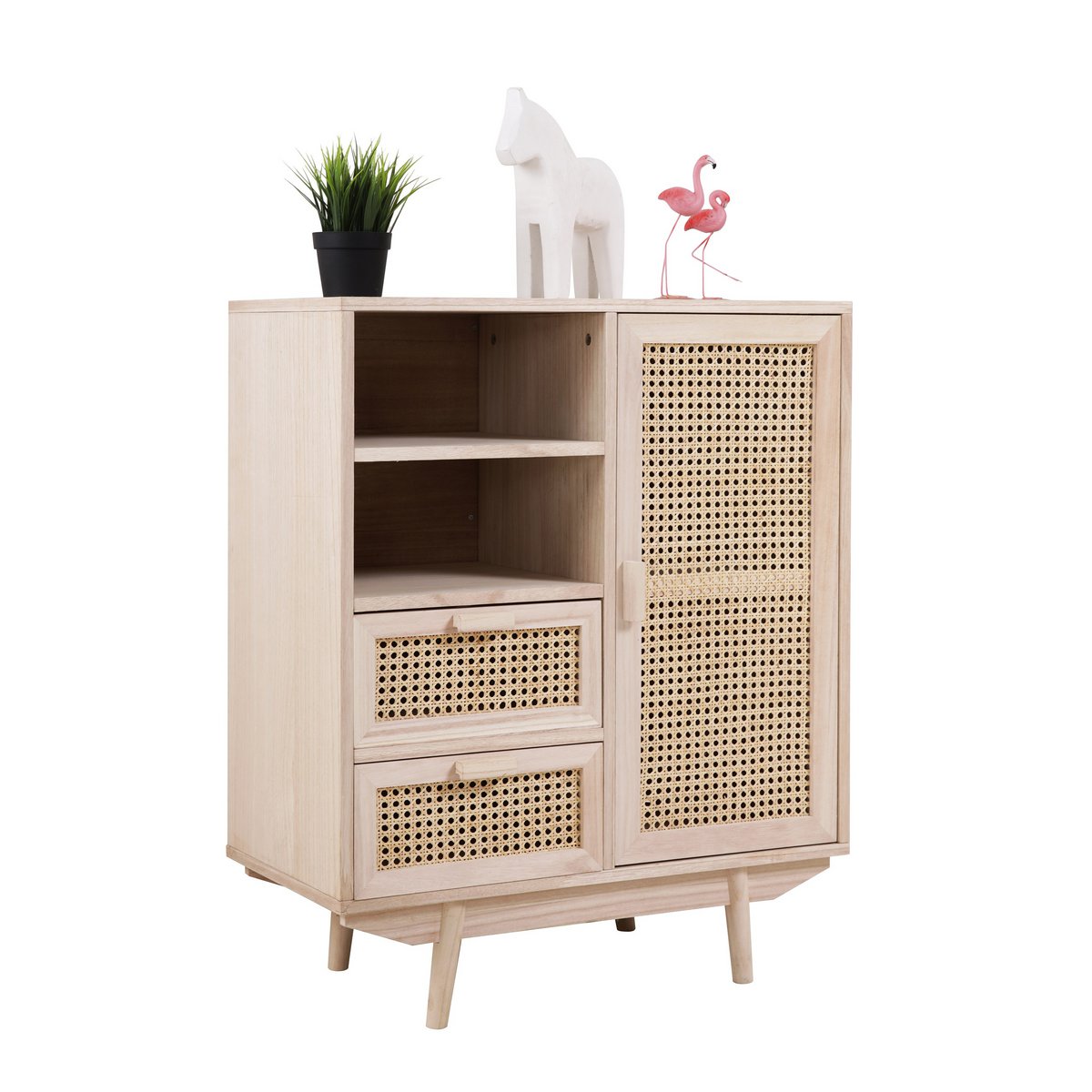 Sideboard 70x36 cm rattan weave