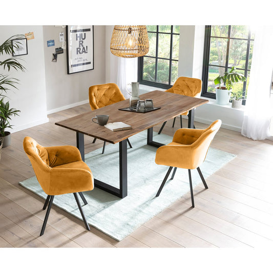 Dining group 5 pieces 180x90 cm