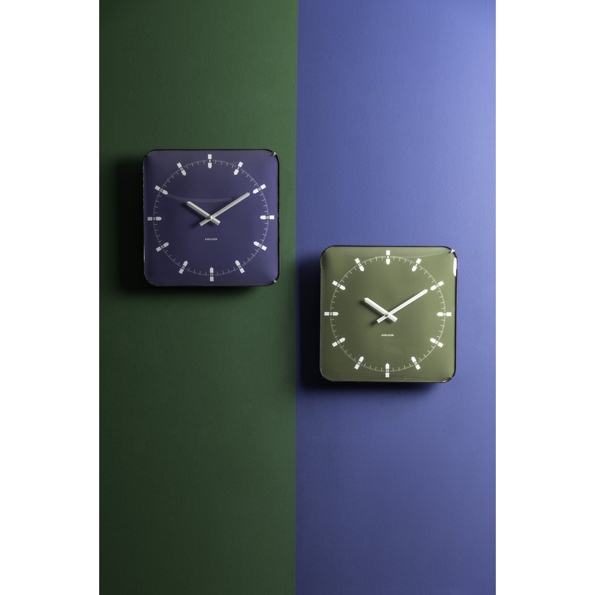 Wanduhr Sucinto Dome Square