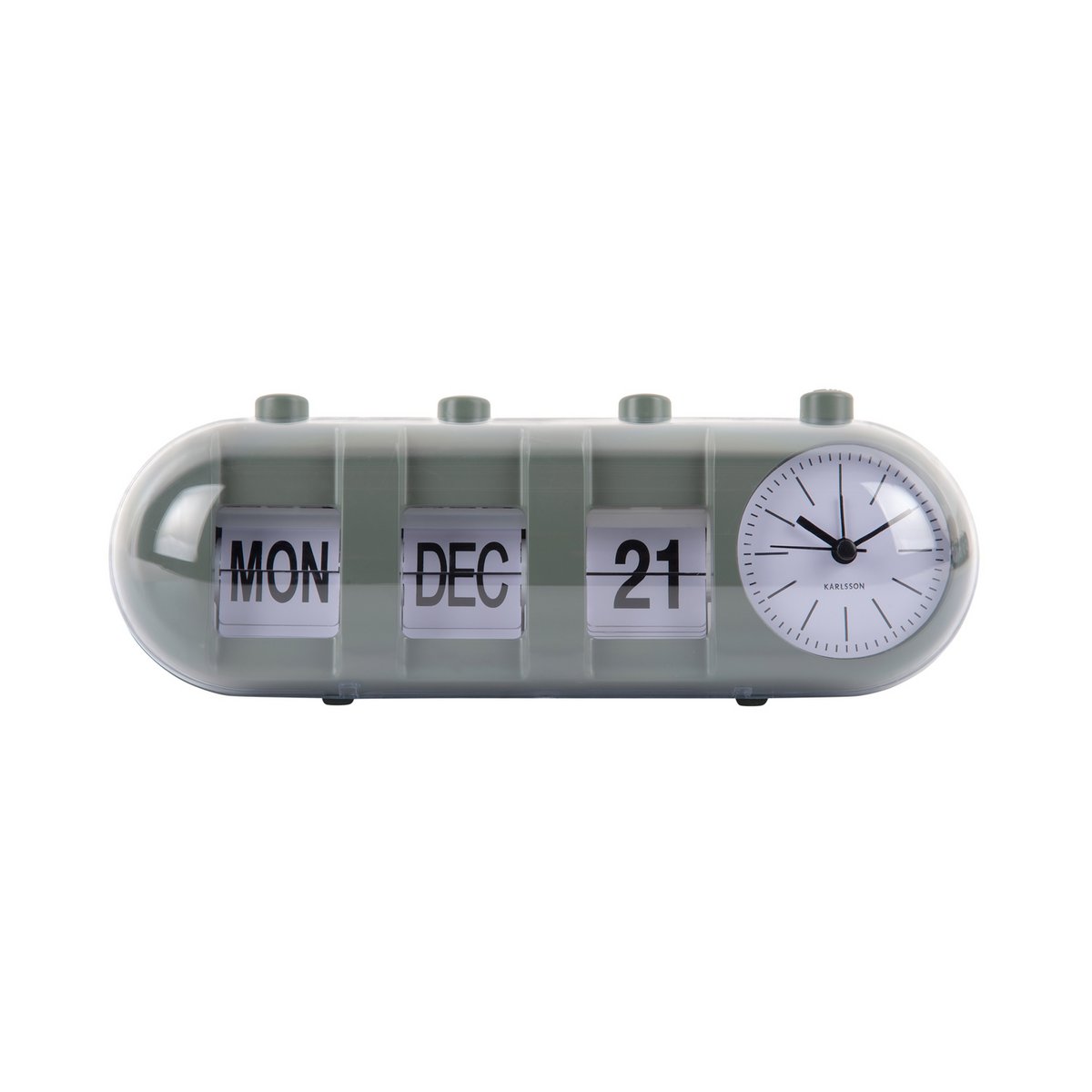 Wecker Retro Tube Kalender Flip