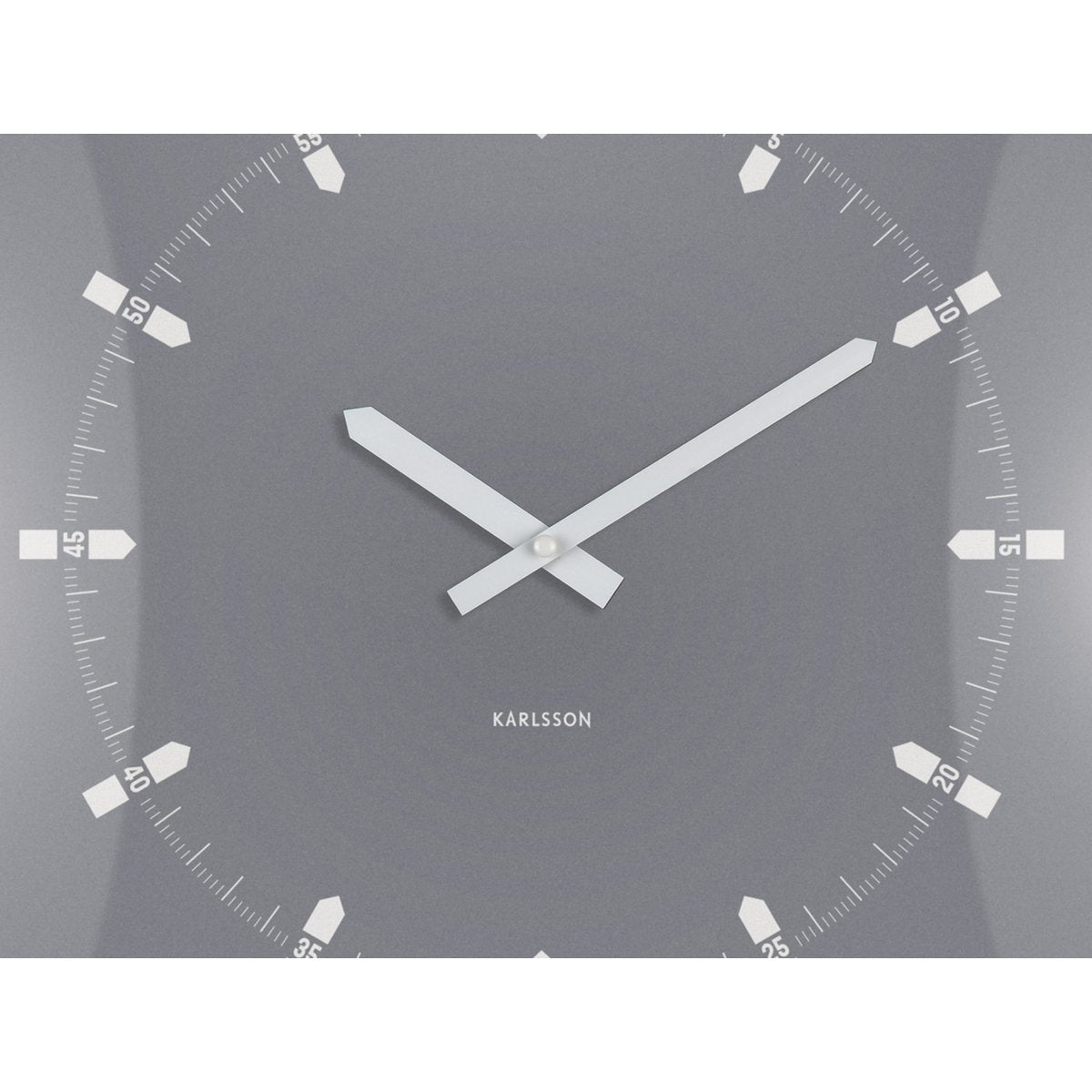 Wanduhr Sucinto Dome Square