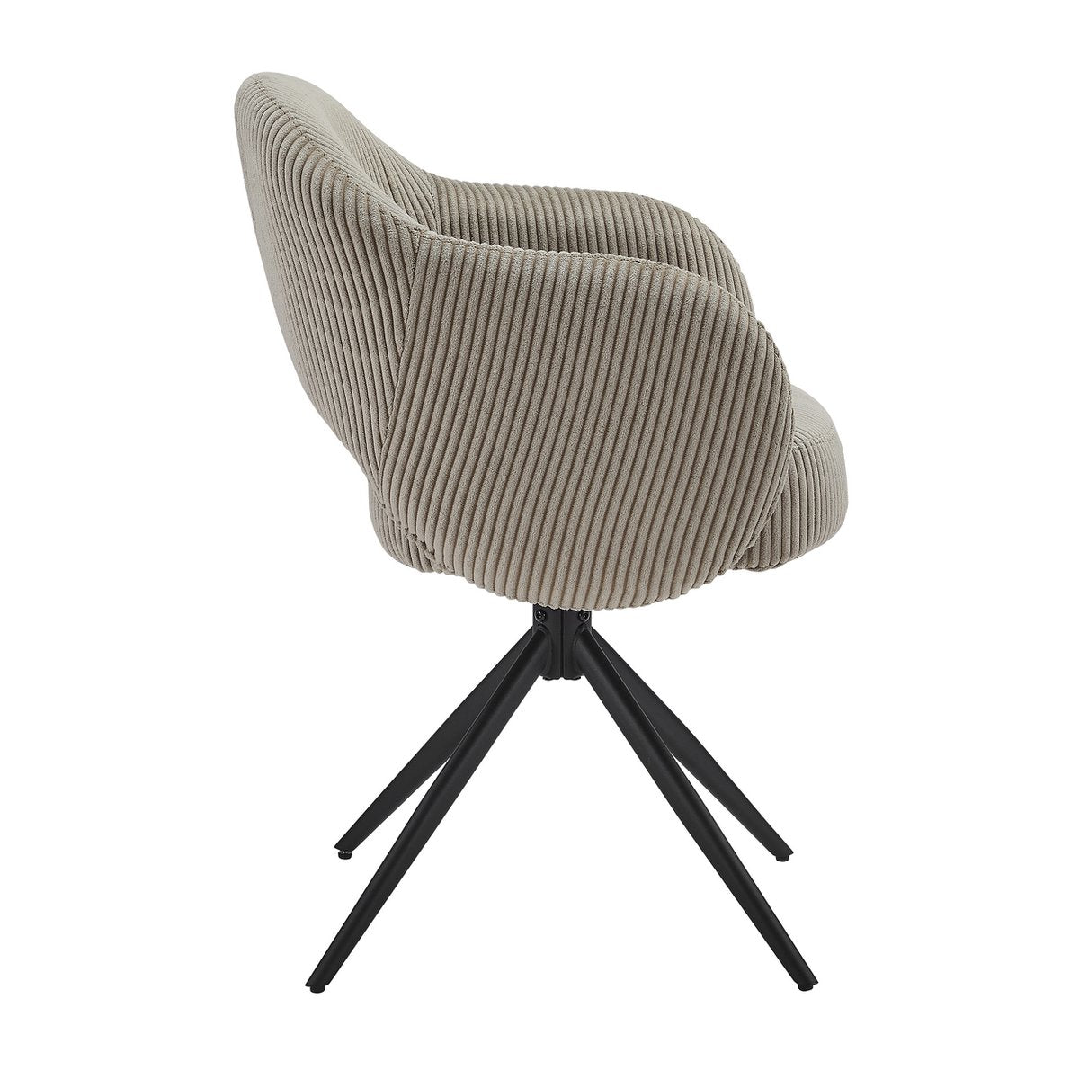 Arm chair Cord-optics light gray