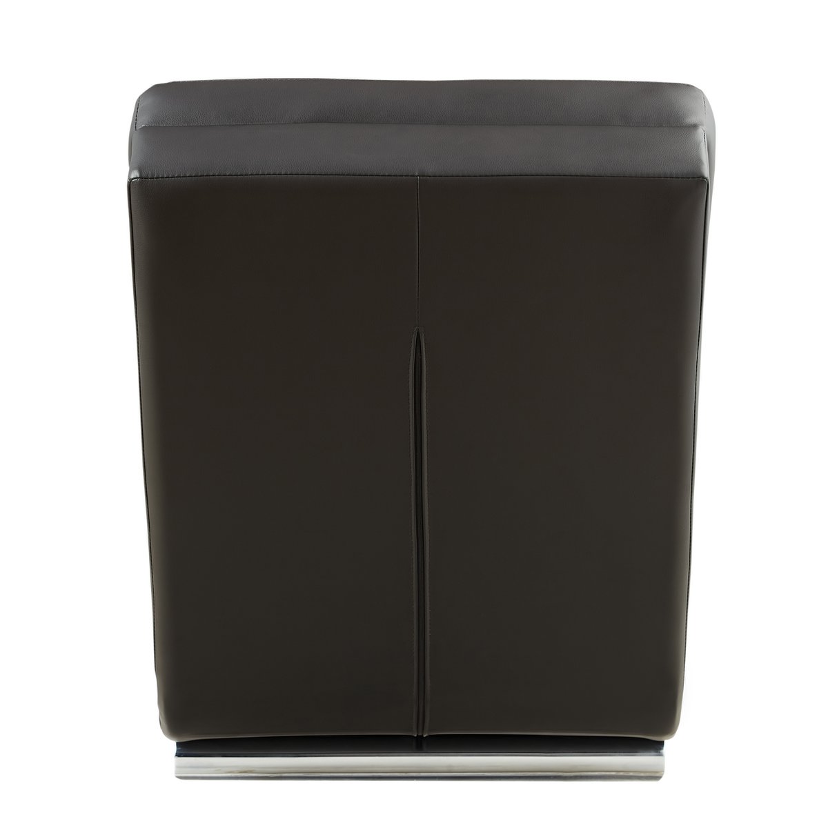 Relaxation lounger black imitation leather look