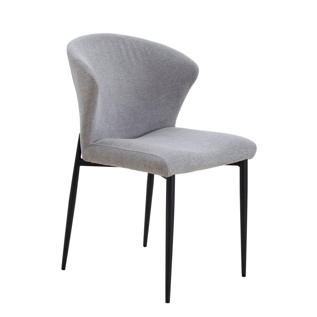 Dining chair set of 2 grey
