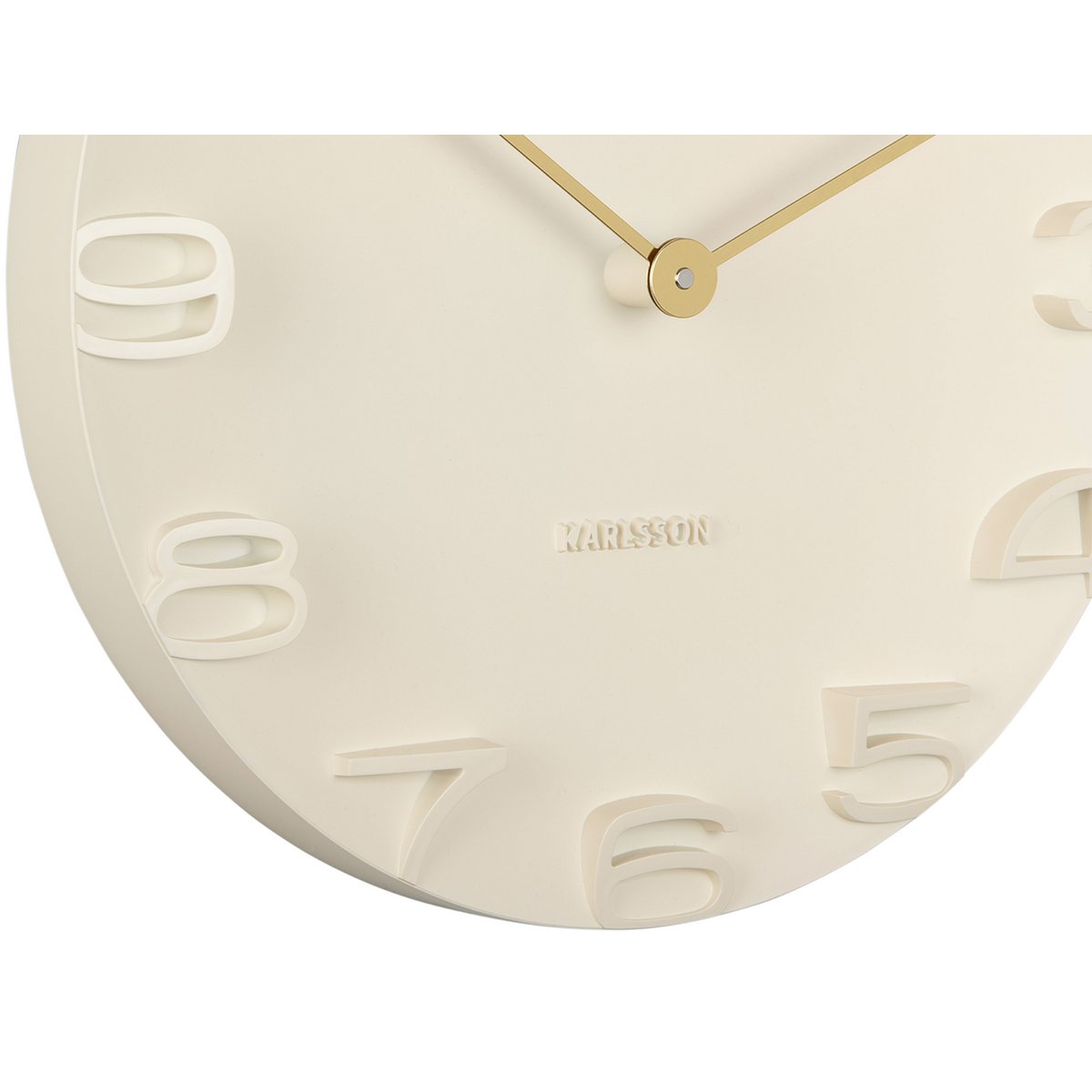 Wanduhr am Rande