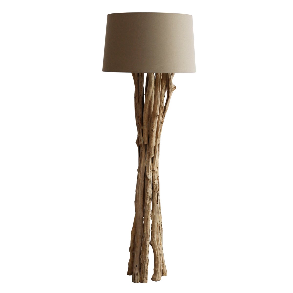 Floor lamp driftwood white 145 cm