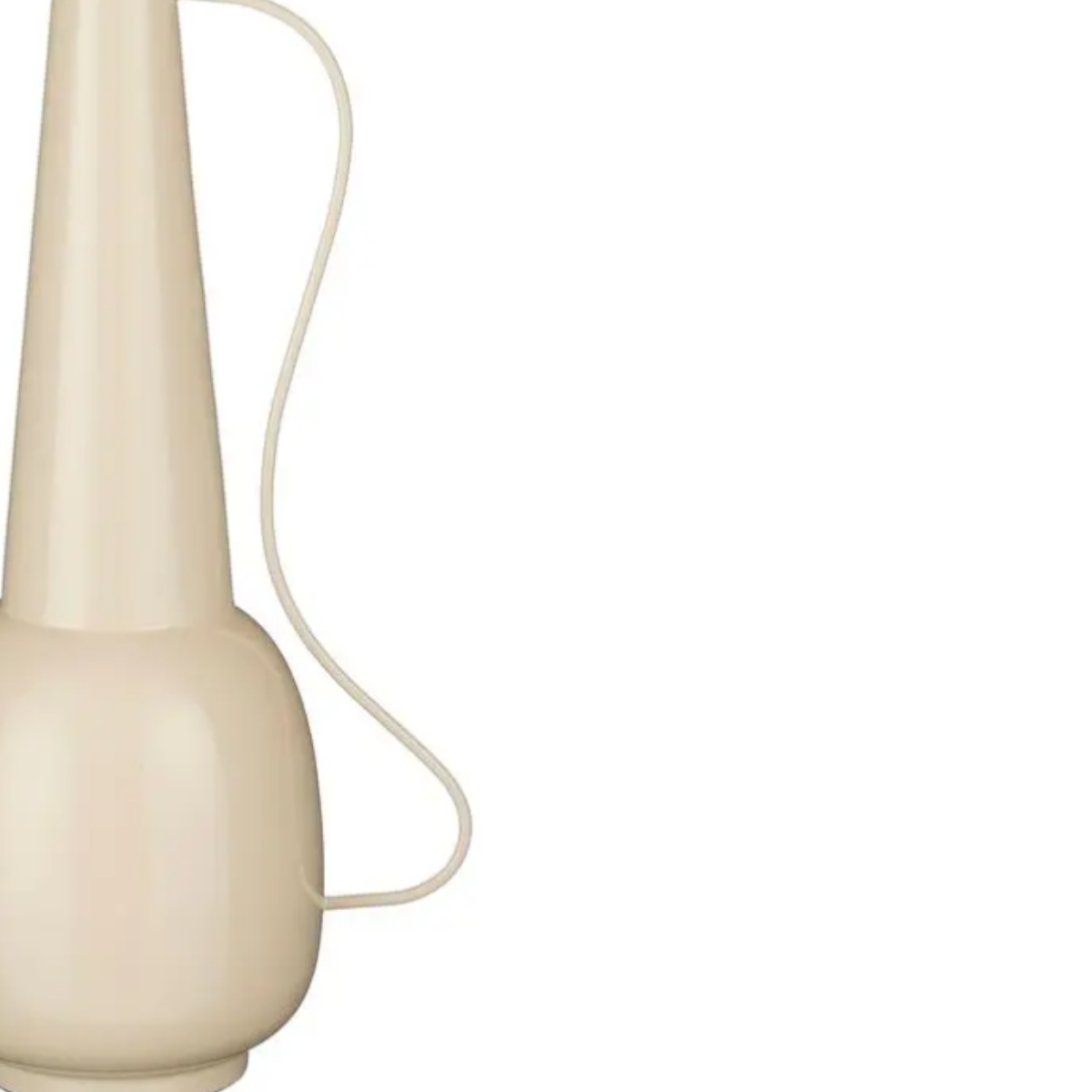 Vase Tosno Cremeweiß