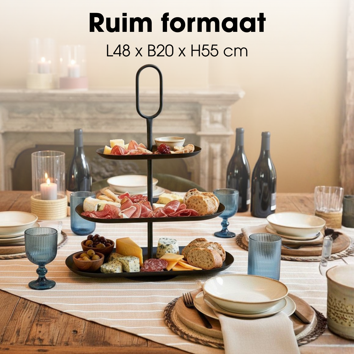Etagere Rama Schwarz