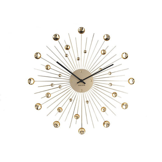 Wanduhr Sunburst groß