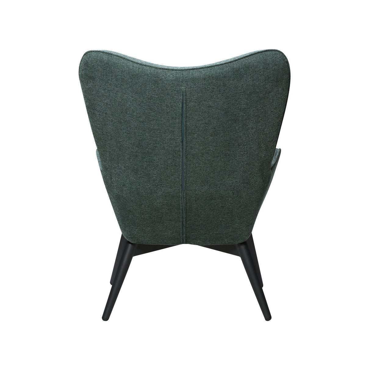 Armchair fir green textured fabric