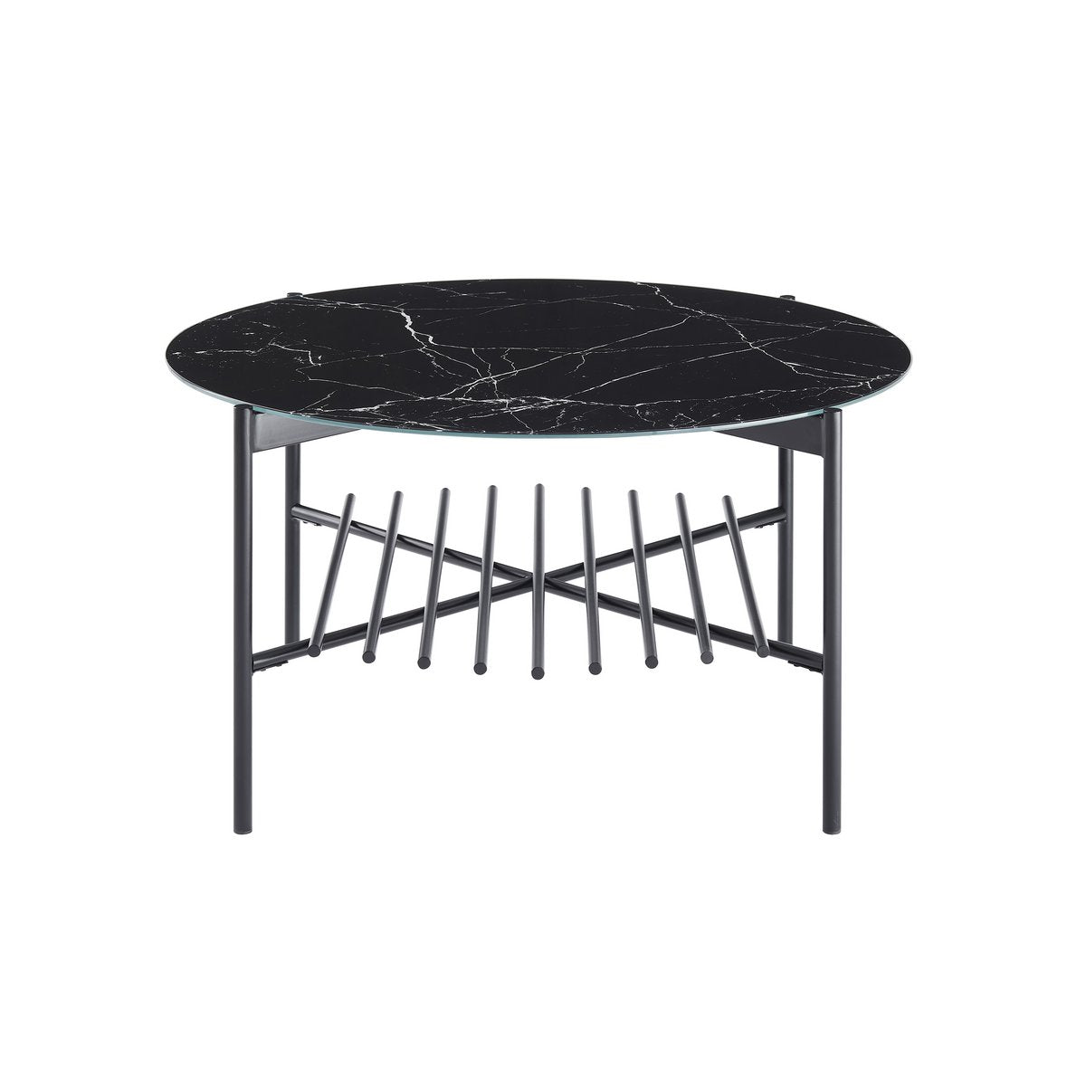 Coffee table Ø 84 cm black