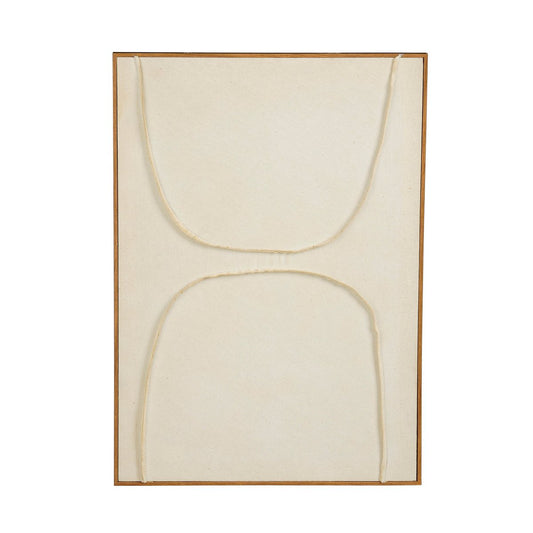 Wanddekoration Beige