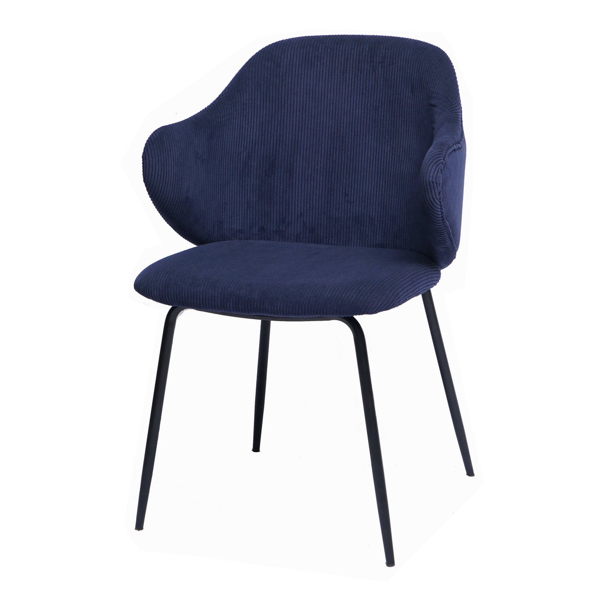 Set of 2 armchairs dark blue