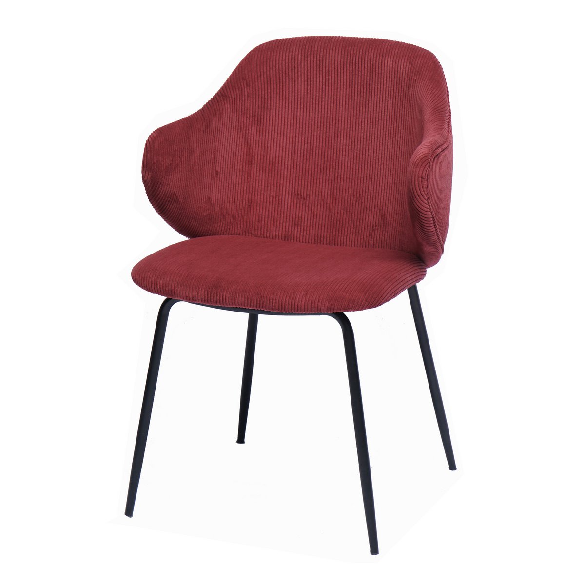 Set of 2 armchairs, berry