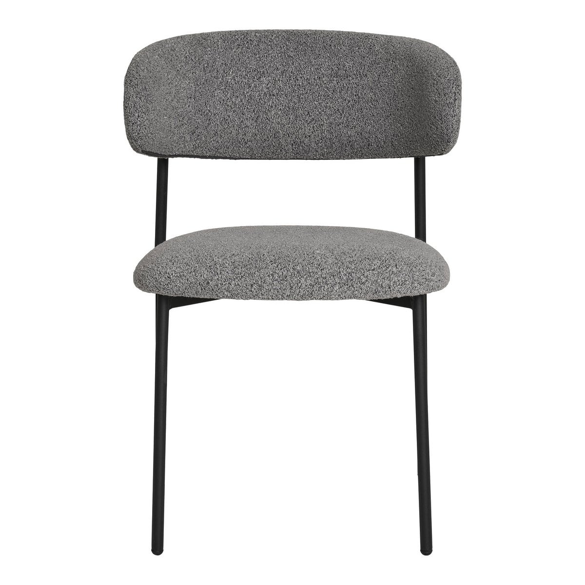 Mira Esszimmerstuhl – Hellgrau, 59 x 55 x 79,5 cm – 2er-Set