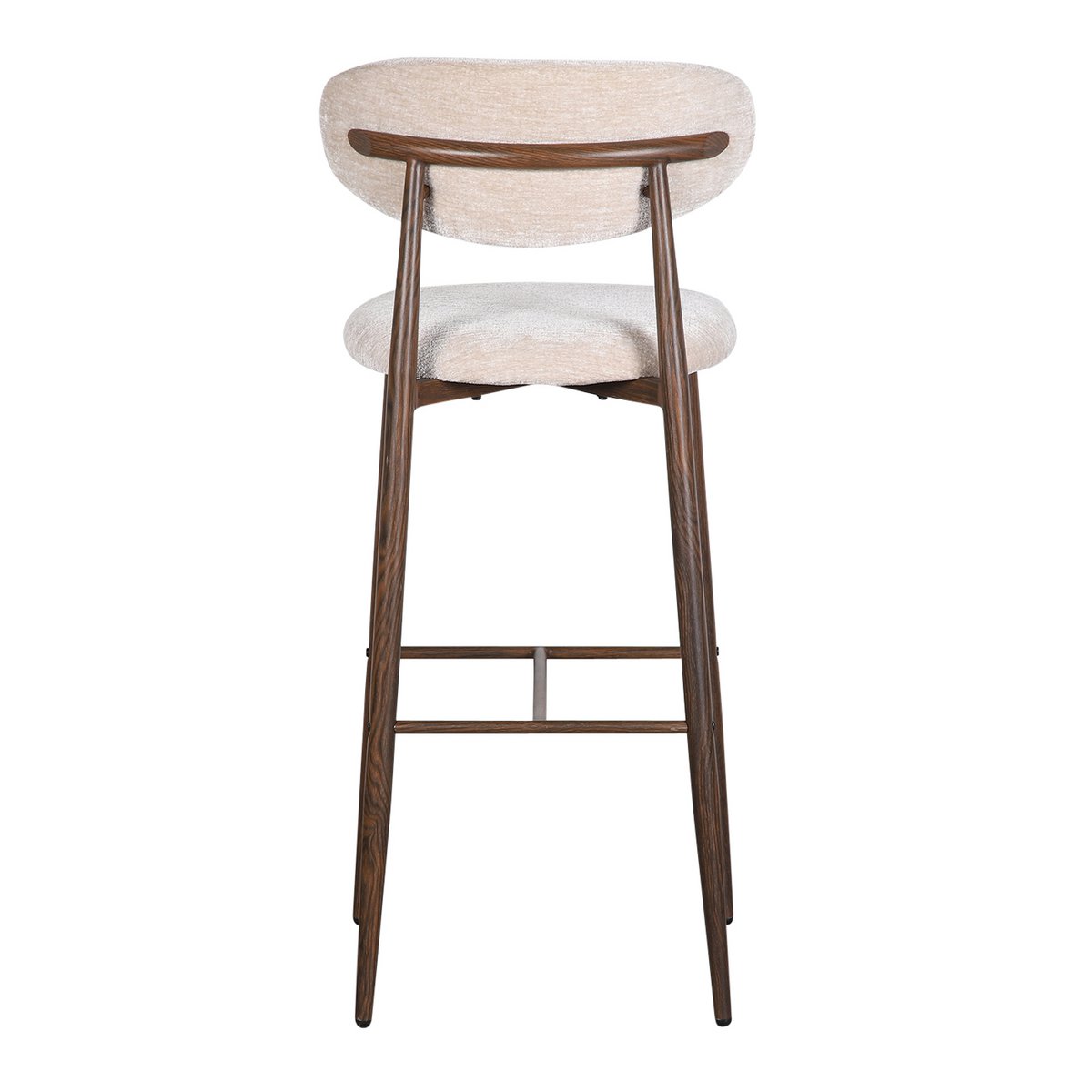 Japandi Bar Stuhl Tan (Set von 2)
