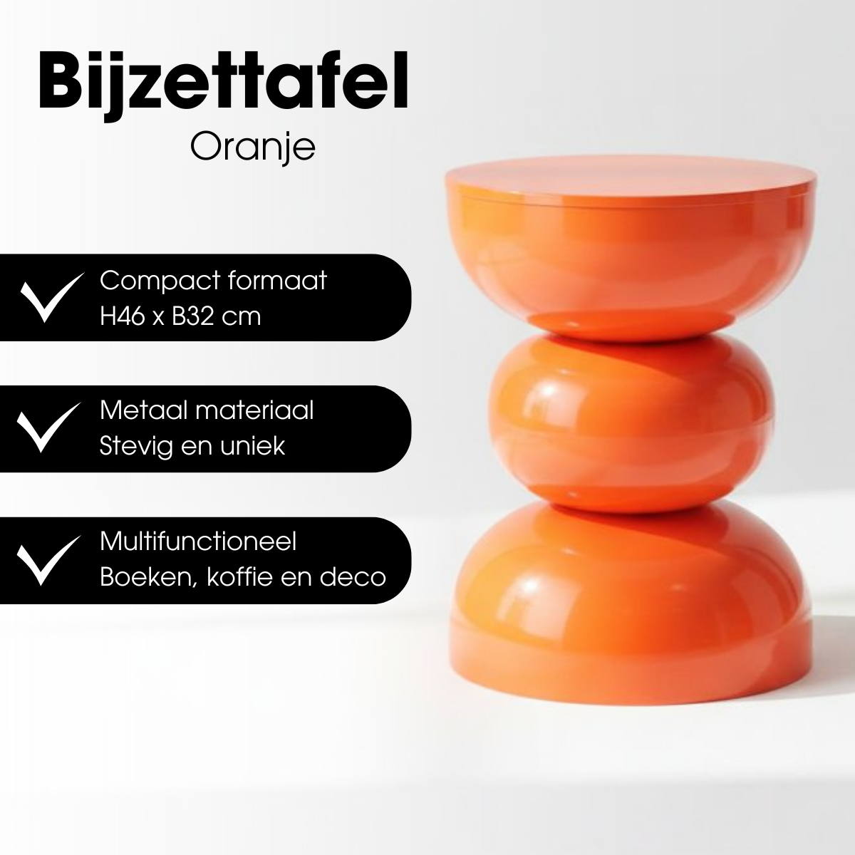 Beistelltisch Luna Orange