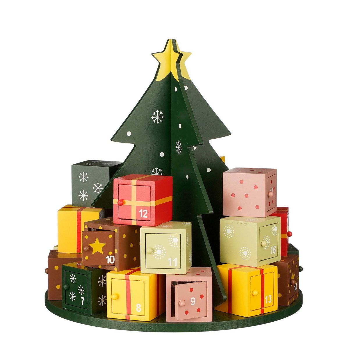 Adventskalender Grün
