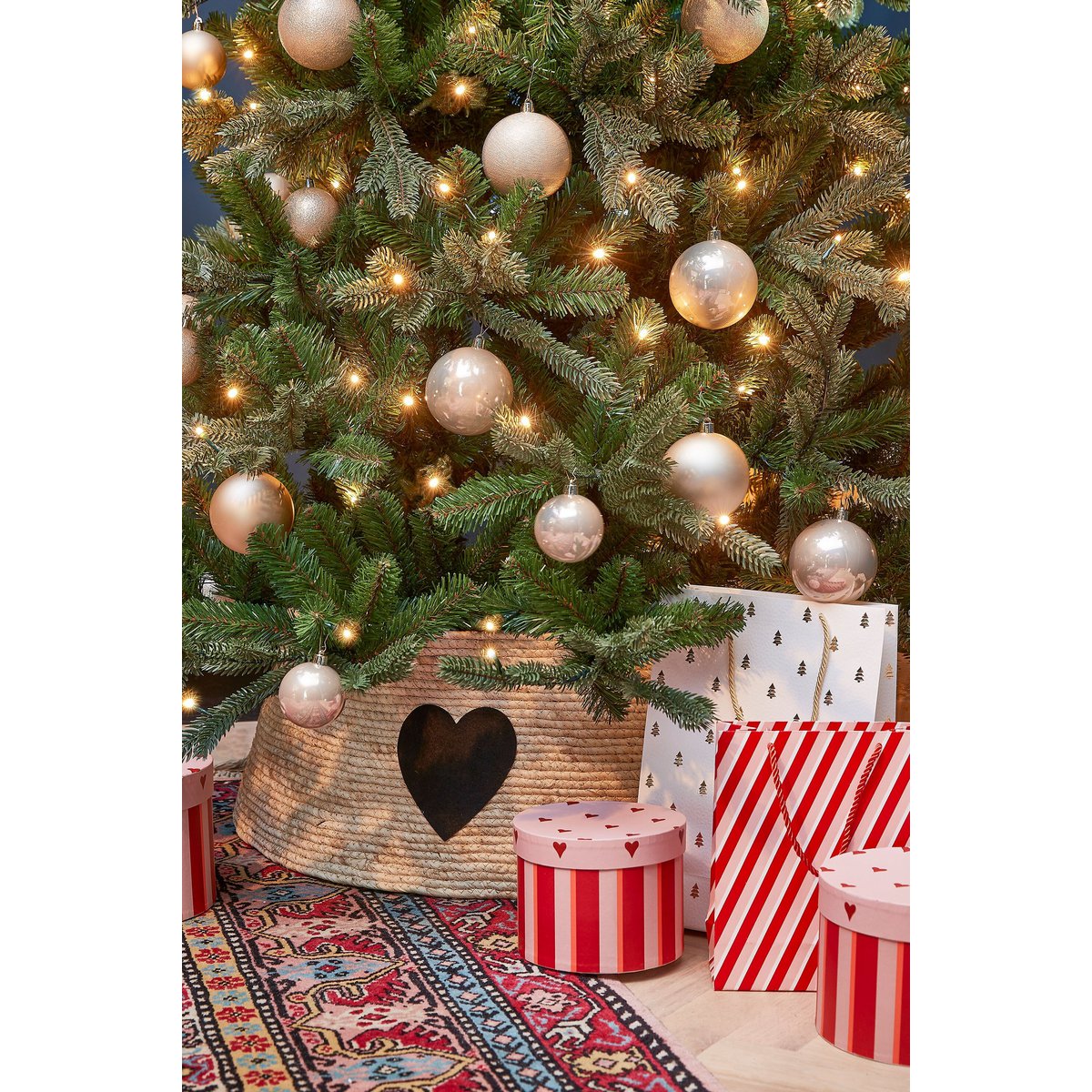 Weihnachtsbaumrock Creme