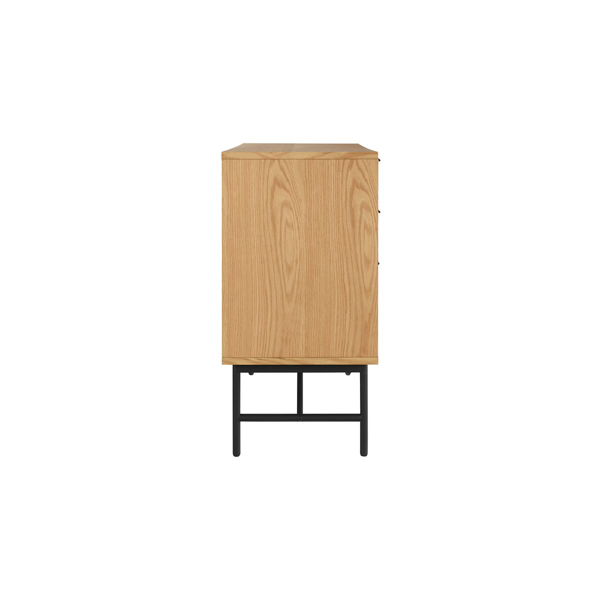 Kommode breit 120 cm Eiche Echtholzfurnier